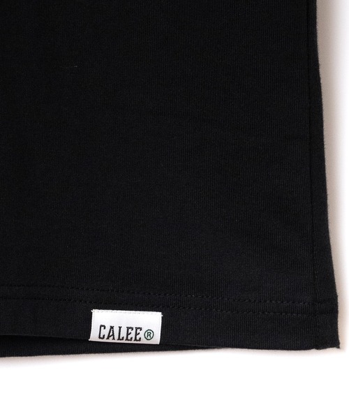 CALEE(キャリー)の「CALEE/キャリー 別注 EMBROIDERY CALEE LOGO DROP TEE Tシャツ(Tシャツ/カットソー・メンズ・ホワイト/ブラック・M/XL/L)」の4枚目の写真
