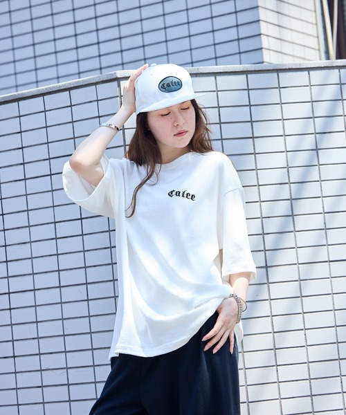 CALEE(キャリー)の「CALEE/キャリー 別注 EMBROIDERY CALEE LOGO DROP TEE Tシャツ(Tシャツ/カットソー・メンズ・ホワイト/ブラック・M/XL/L)」の14枚目の写真