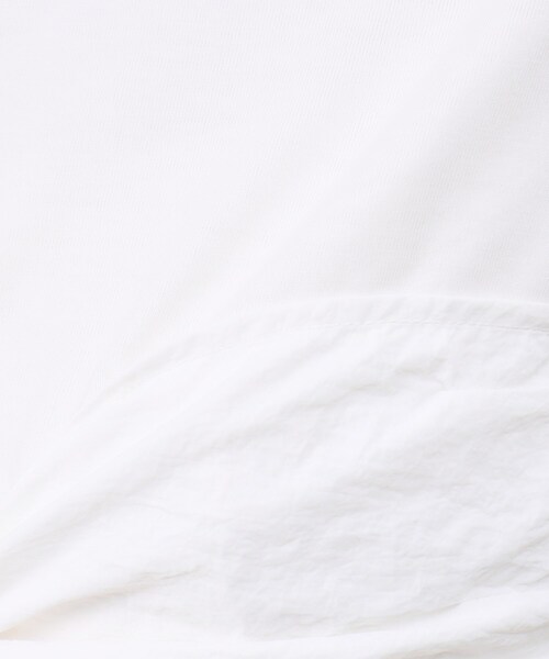 OPAQUE.CLIP（オペークドットクリップ）の「リボンビスチェドッキングカットソー【洗濯機洗い可】（Tシャツ/カットソー・レディース・ホワイト/ブラック/ブルー系4・38/40/42）」の11枚目の写真