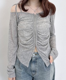 Heather | ギャザーフロントホックプルオーバー　139130(Tシャツ/カットソー)