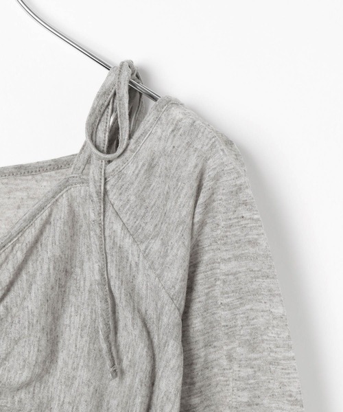 Heather（ヘザー）の「ギャザーフロントホックプルオーバー　139130（Tシャツ/カットソー・レディース・ブラック/グレー/オフホワイト・FREE）」の12枚目の写真