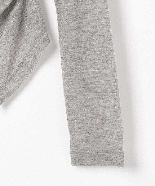 Heather（ヘザー）の「ギャザーフロントホックプルオーバー　139130（Tシャツ/カットソー・レディース・ブラック/グレー/オフホワイト・FREE）」の11枚目の写真