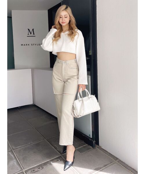 GYDA（ジェイダ）の「2WAYエナメルボストンBAG（ボストンバッグ・レディース・ブラック/オフホワイト・FREE）」の13枚目の写真