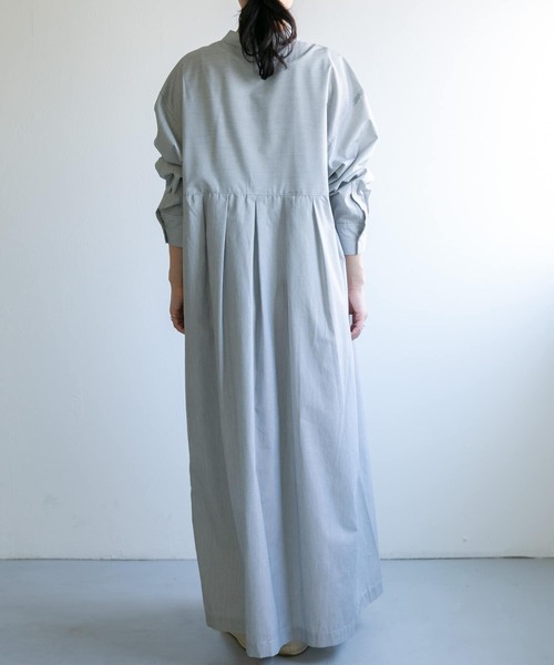 FORK&SPOON（フォークアンドスプーン）の「FORK&SPOON　タックワイドワンピース（ワンピース・レディース・ブルー系その他/ブラック系その他・1/2）」の17枚目の写真