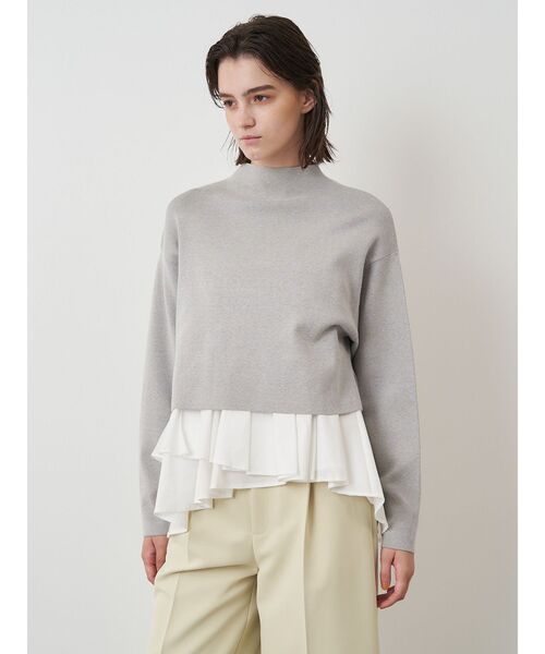 今期完売ELENDEEKペプラムキャミセットニットトップ PAL GROUP OUTLET｜【Chico】ドレープニット+レースペプラム