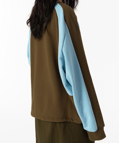 lilful（リルフル）の「サイドライン ゲームシャツユニフォーム スウェット（スウェット・レディース・ブラック/ブラウン・M/L）」の19枚目の写真