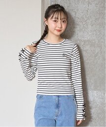 リボンテレコ長袖Tシャツ