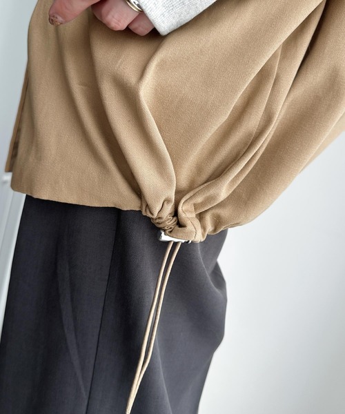 Java（ジャバ）の「《Javaジャバコラボ》洗練された魅力。綿100%リバーシブル2way裾ドロストダブルテーラードベスト（ベスト・レディース・ブラック/ベージュ・LARGE/MEDIUM/SMALL/X-LARGE）」の22枚目の写真