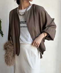 DouDou | 【WEB限定】バックチュールブルゾン(ブルゾン)