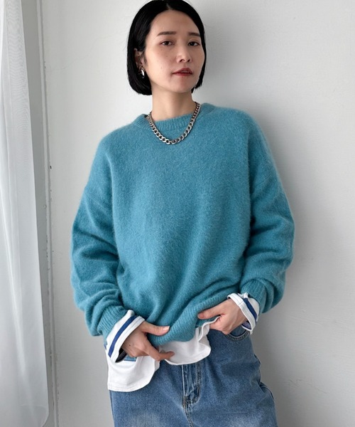 Doux archieves コットンニット DOUX ARCHIVES（ドゥアルシーヴ） ニット セーター 「大好評につき再