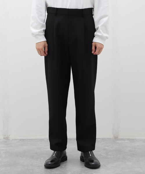 【ATON】BACK SATIN BASIC PANTS エイトン　パンツ ATON / エイトン】BACK SATIN STANDARD PANTS / バックサテン