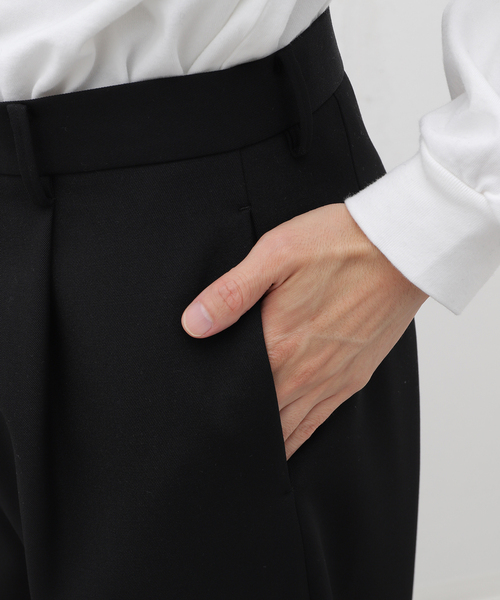 セール】ATON (エイトン) BACK SATIN TAPERED PANTS PRAGCW0707