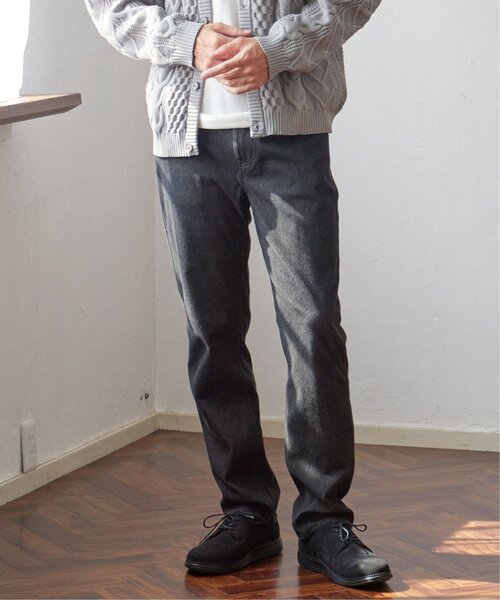 ikka（イッカ）の「GOKU楽パンツ EASY STRETCH デニム5ポケット（デニムパンツ・メンズ・ネイビー/ブラック・XL/L/M/S）」の2枚目の写真