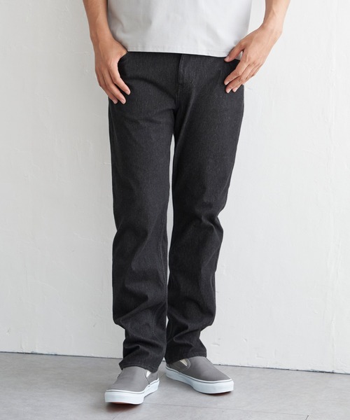 ikka（イッカ）の「GOKU楽パンツ EASY STRETCH デニム5ポケット（デニムパンツ・メンズ・ネイビー/ブラック・XL/L/M/S）」の7枚目の写真