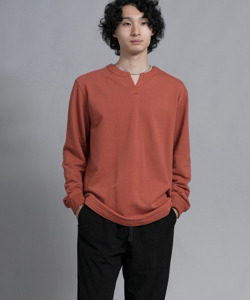 aimoha（アイモハ）の「aimoha men Classic Comfort Henley Sweater（スウェット・メンズ・ブラック/オフホワイト/バーガンディー・MEDIUM/LARGE/X-LARGE/XX-LARGE/XXX-LARGE）」の7枚目の写真