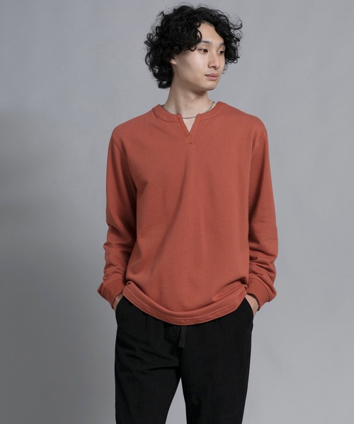 aimoha（アイモハ）の「aimoha men Classic Comfort Henley Sweater（スウェット・メンズ・ブラック/オフホワイト/バーガンディー・MEDIUM/LARGE/X-LARGE/XX-LARGE/XXX-LARGE）」の12枚目の写真