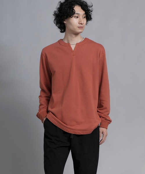 aimoha（アイモハ）の「aimoha men Classic Comfort Henley Sweater（スウェット・メンズ・ブラック/オフホワイト/バーガンディー・MEDIUM/LARGE/X-LARGE/XX-LARGE/XXX-LARGE）」の13枚目の写真