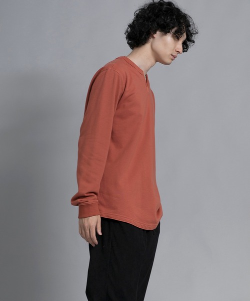 aimoha（アイモハ）の「aimoha men Classic Comfort Henley Sweater（スウェット・メンズ・ブラック/オフホワイト/バーガンディー・MEDIUM/LARGE/X-LARGE/XX-LARGE/XXX-LARGE）」の16枚目の写真