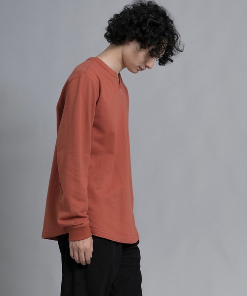 aimoha（アイモハ）の「aimoha men Classic Comfort Henley Sweater（スウェット・メンズ・ブラック/オフホワイト/バーガンディー・MEDIUM/LARGE/X-LARGE/XX-LARGE/XXX-LARGE）」の17枚目の写真