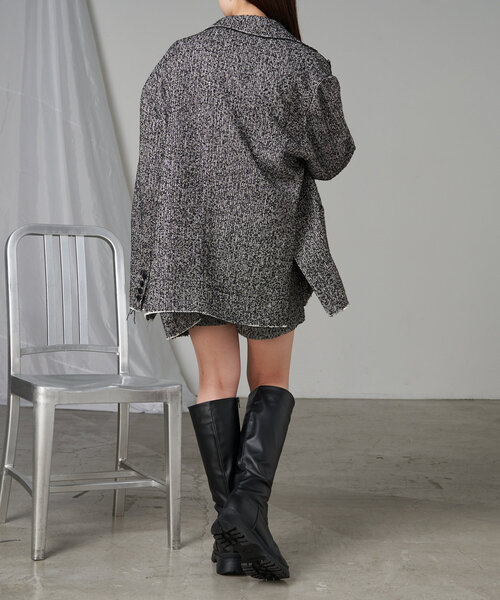 RAY CASSIN(レイカズン)の「ロングエコレザーブーツ(ブーツ・レディース・ブラック/ブラウン・SMALL/MEDIUM/LARGE)」の18枚目の写真