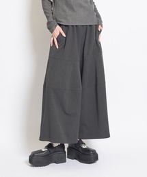 gomme | サーモストレッチ　トラぺゾイドパンツ(その他パンツ)