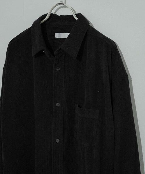 sansangear コーデュロイシャツ 黒 SANDRO コーデュロイ シャツ