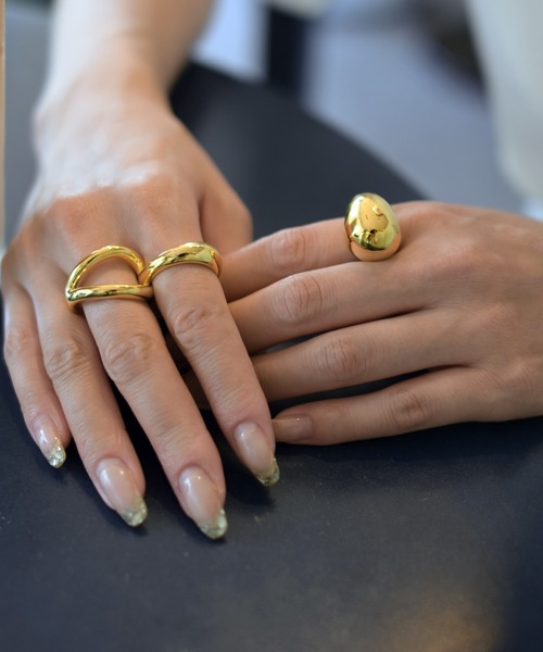Marient（マリエント）の「Volume Finger Ring（リング・レディース・シルバー/ゴールド・FREE）」の8枚目の写真