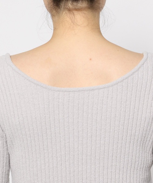 mysty woman（ミスティウーマン）の「タイツキ2WAYニットプルオーバー　200949（ニット/セーター・レディース・ライトグレー/チャコールグレー/ブルー/ブルー系その他・FREE）」の17枚目の写真