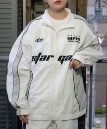 Starting Over | front embroidery piping nylon jacket/フロント刺繍 パイピング ナイロン アノラック ジャケット(ナイロンジャケット)