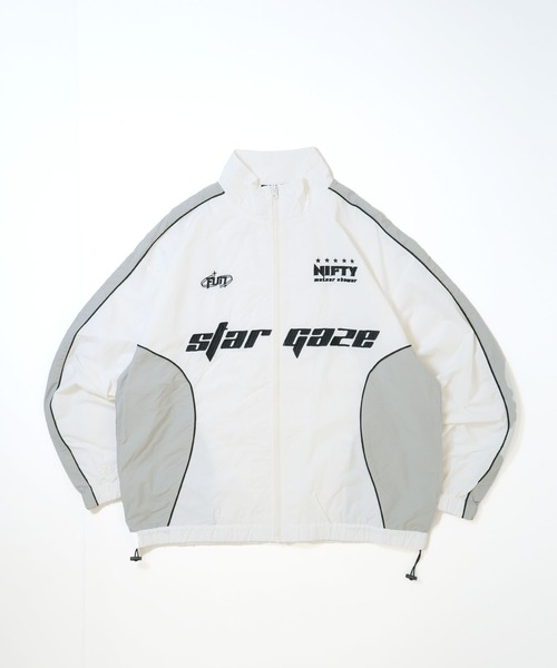 Starting Over（スターティングオーバー）の「front embroidery piping nylon jacket/フロント刺繍 パイピング ナイロン アノラック ジャケット（ナイロンジャケット・メンズ・ネイビー/ブラック/オフホワイト/チャコールグレー・M/L）」の5枚目の写真