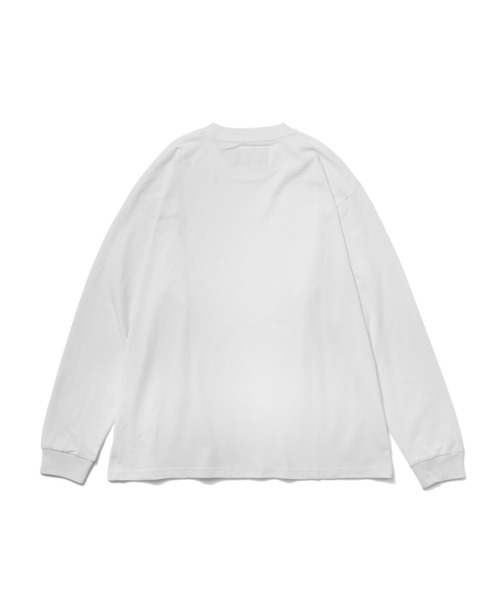 UNIVERSAL OVERALL(ユニバーサルオーバーオール)の「UNIVERSAL OVERALL UO EMBROIDERY L/S(Tシャツ/カットソー・メンズ・ブラック/ホワイト/ネイビー・MEDIUM/LARGE)」の7枚目の写真