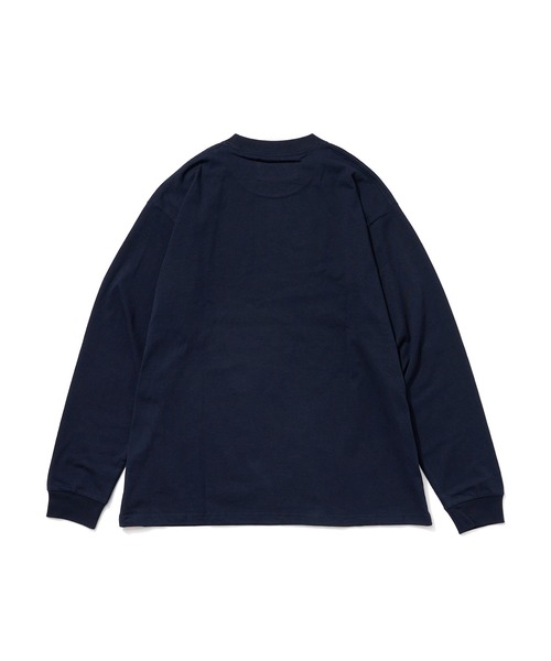 UNIVERSAL OVERALL(ユニバーサルオーバーオール)の「UNIVERSAL OVERALL UO EMBROIDERY L/S(Tシャツ/カットソー・メンズ・ブラック/ホワイト/ネイビー・MEDIUM/LARGE)」の19枚目の写真