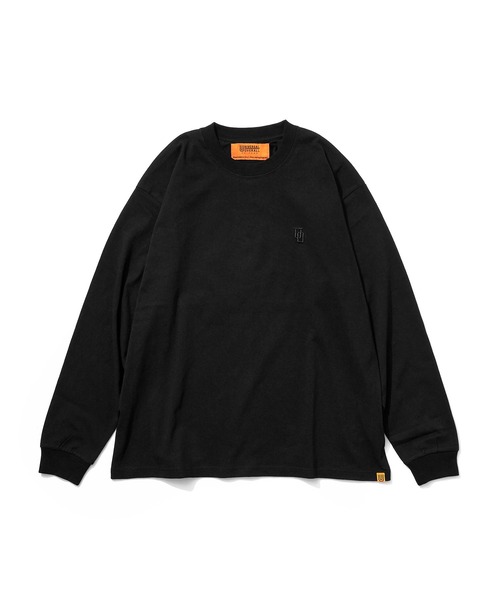 UNIVERSAL OVERALL(ユニバーサルオーバーオール)の「UNIVERSAL OVERALL UO EMBROIDERY L/S(Tシャツ/カットソー・メンズ・ブラック/ホワイト/ネイビー・MEDIUM/LARGE)」の10枚目の写真