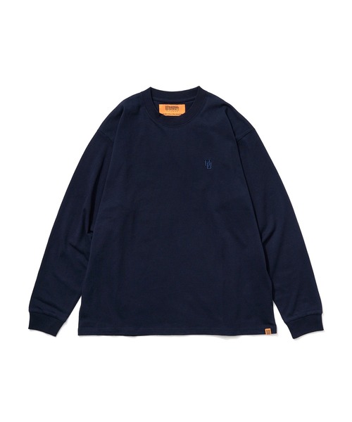 UNIVERSAL OVERALL(ユニバーサルオーバーオール)の「UNIVERSAL OVERALL UO EMBROIDERY L/S(Tシャツ/カットソー・メンズ・ブラック/ホワイト/ネイビー・MEDIUM/LARGE)」の18枚目の写真