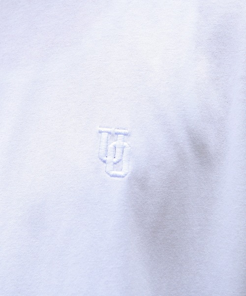 UNIVERSAL OVERALL(ユニバーサルオーバーオール)の「UNIVERSAL OVERALL UO EMBROIDERY L/S(Tシャツ/カットソー・メンズ・ブラック/ホワイト/ネイビー・MEDIUM/LARGE)」の22枚目の写真