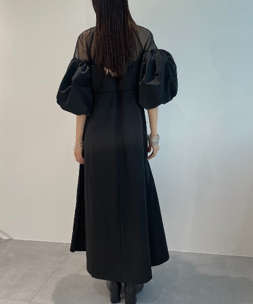 AIC.（エーアイシー）の「オーガンジーコンビロングワンピース