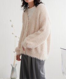 シャギーカーディガン