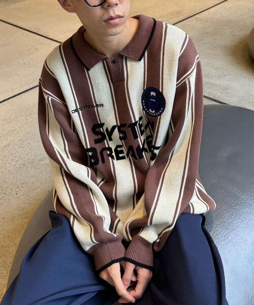 CIAOPANIC（チャオパニック）の「ユニフォームニット（ニット/セーター・レディース・ブラウン/グリーン/レッド・FREE）」の22枚目の写真