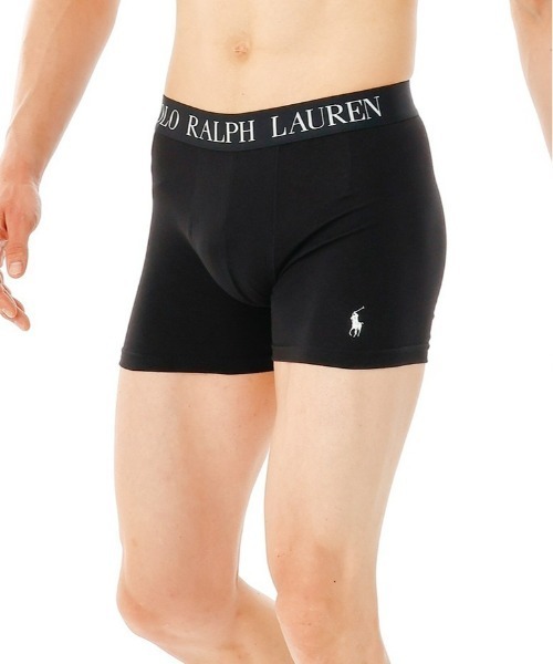 POLO RALPH LAUREN（ポロ ラルフ ローレン）の「【POLO RALPH LAUREN】ボクサーブリーフ（ボクサーパンツ・メンズ・ブラック/ヘザーグレー/ネイビー・LARGE/X-LARGE/MEDIUM）」の6枚目の写真