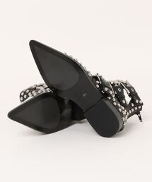 JEFFREY CAMPBELL レザー 革 棘 鋲 スタッズ ブーティー