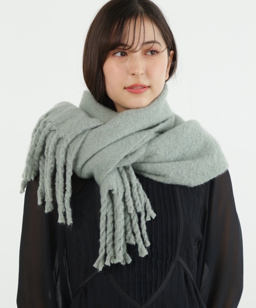 JILL STUART（ジルスチュアート）の「◆アクリルストール（ストール/ショール・レディース・ホワイト/グリーン/ピンク/ライトグリーン・-/FREE）」の3枚目の写真