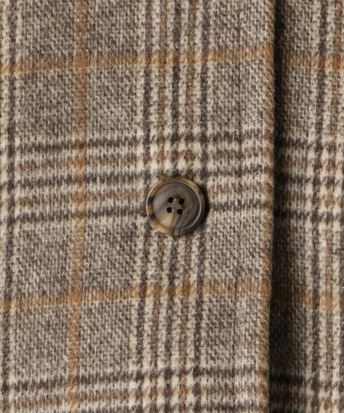 Afternoon Tea（アフタヌーンティー）の「チェックシャギーステンカラーコート（ステンカラーコート・レディース・ベージュ・MEDIUM）」の6枚目の写真