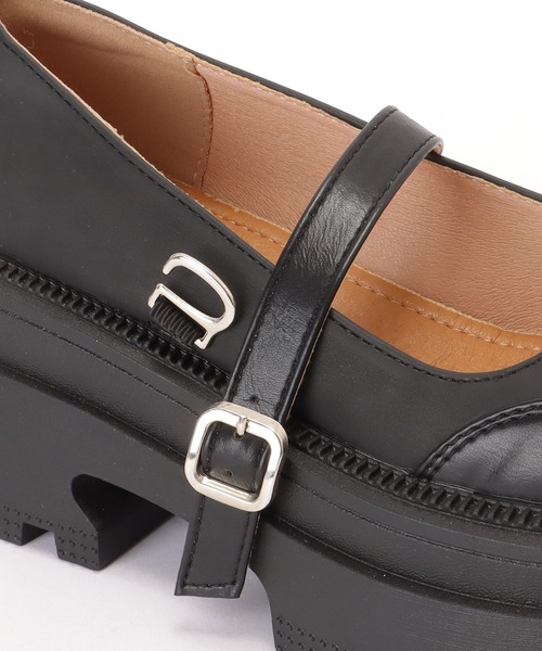 LONDON｜レザー ストラップ シューズ 8779-01-fn - Piu di