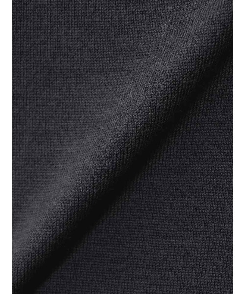 TRANS CONTINENTS（トランスコンチネンツ）の「TRANS CONTINENTS　ベーシックBIZニット　ブラック/グレー/ワイン/パープル【オフィスOK】（ニット/セーター・メンズ・チャコールグレー/ブラック/パープル/ワイン・M/L/LL）」の13枚目の写真