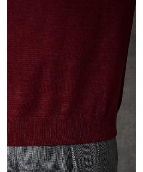 TRANS CONTINENTS ベーシックBIZニット ブラック/グレー/ワイン/パープル【オフィスOK】（ニット/セーター）｜TRANS CONTINENTS（トランスコンチネンツ）