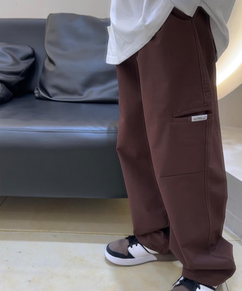 aimoha（アイモハ）の「【aimoha-KIDS-】ワイドカーゴパンツ（カーゴパンツ・キッズ・ブラック/オフホワイト/ダークグレー/チョコ・110/130/150/160/120/140）」の22枚目の写真