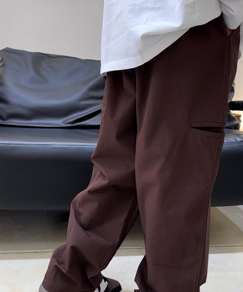 aimoha（アイモハ）の「【aimoha-KIDS-】ワイドカーゴパンツ（カーゴパンツ・キッズ・ブラック/オフホワイト/ダークグレー/チョコ・110/130/150/160/120/140）」の17枚目の写真