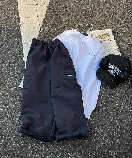 aimoha（アイモハ）の「【aimoha-KIDS-】ワイドカーゴパンツ（カーゴパンツ・キッズ・ブラック/オフホワイト/ダークグレー/チョコ・110/130/150/160/120/140）」の15枚目の写真