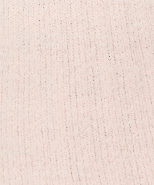 ROYAL PARTY(ロイヤルパーティー)の「プチハイミニシャギーニットトップス(ニット/セーター・レディース・オフホワイト/ピンク/グリーン・FREE)」の6枚目の写真