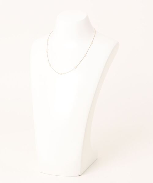 Andemiu（アンデミュウ）の「ハートパールチェーンネックレス291016（ネックレス・レディース・シルバー/ゴールド・FREE）」の3枚目の写真